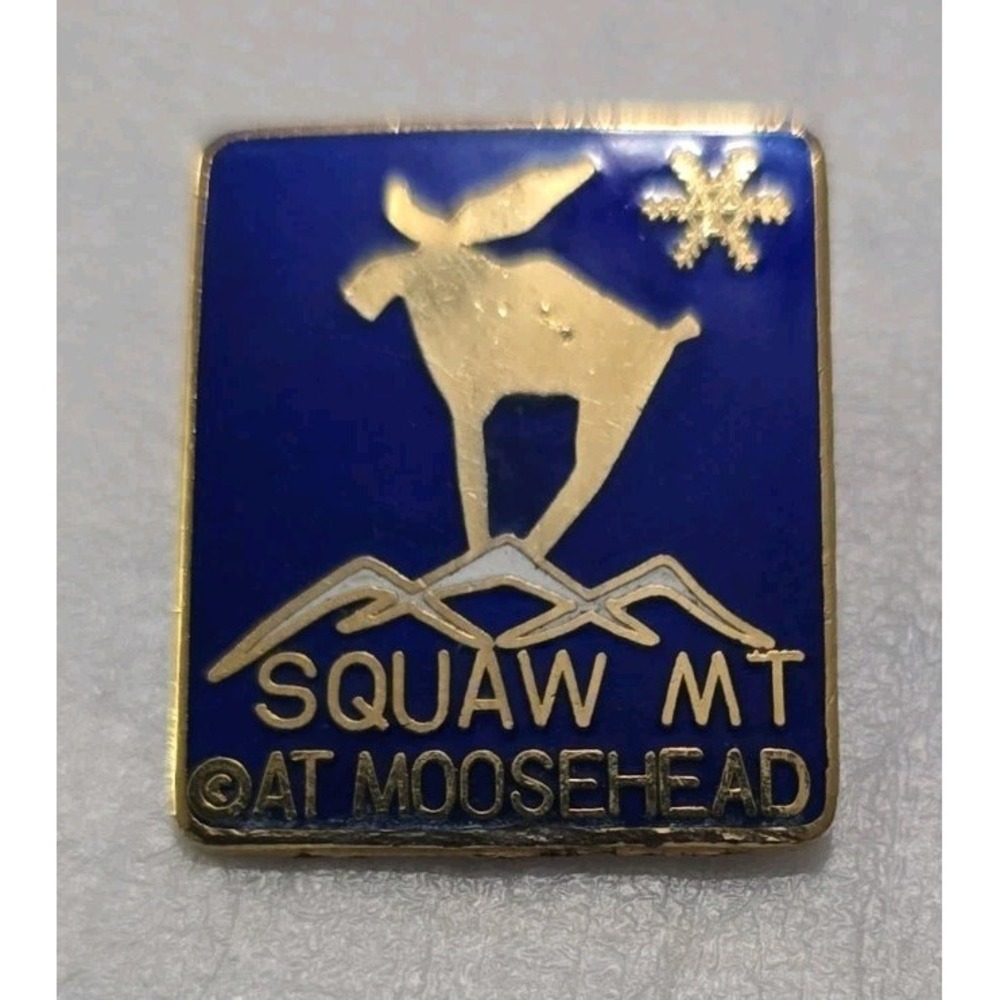 Squaw Mt. At Moosehead Lapel Pin Moosehead Lake Maine